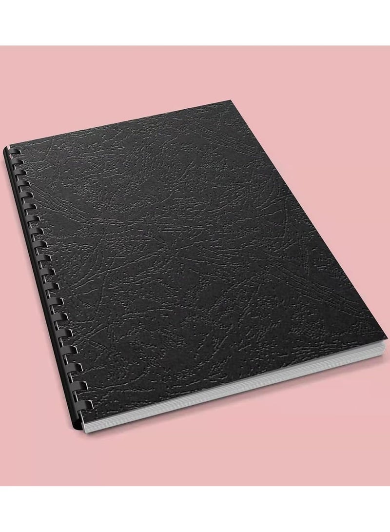 MARKQ [1000 Pack] Black Binding Cover [A4] 230 GSM – Durable Protective Sheets for Presentations, Reports, and Documents – Compatible with Comb & Wire Binding Machines  - Image 2