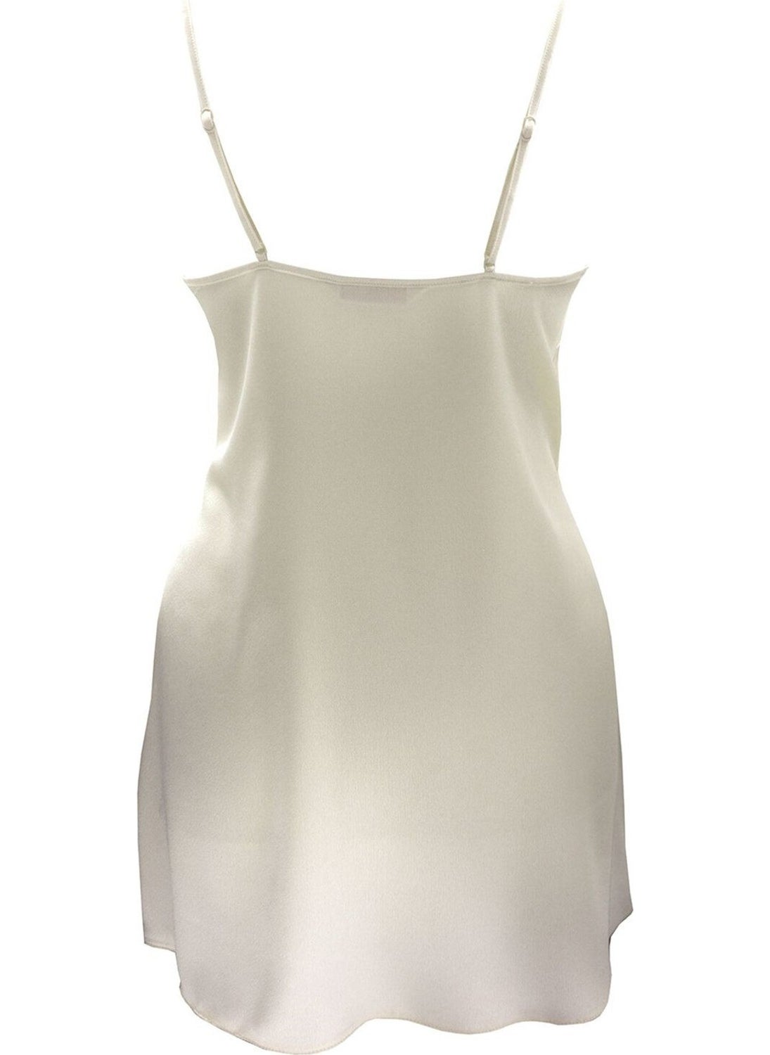 Magic Form 87430 Women's Ecru Crepe Satin Lace Nightgown  - Image 2