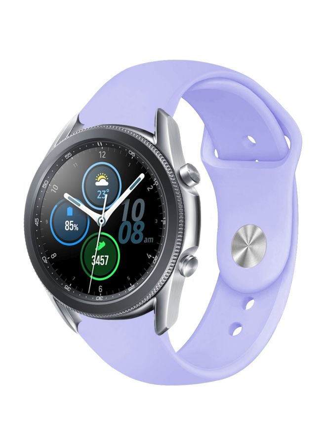 Perfii Replacement Band For Samsung Galaxy Watch3 45mm Lilac Purple - Image 2