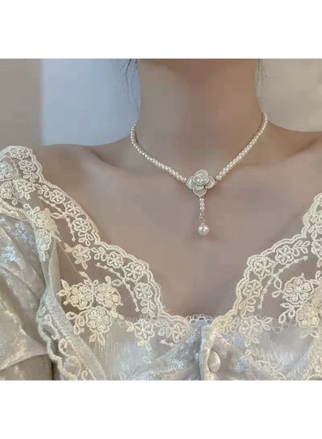 Goolsky Pearl Stud Earrings for Women – New Summer Light Luxury Trendy Boutique Jewelry, Faux Pearls S925 Silver Posts, Summer/Daily Casual Wear - Image 4