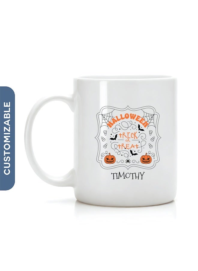 Share the Love Halloween Trick or Treat Personalised Coffee Mug 