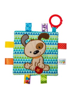 Mary Meyer Taggies Crinkle Me Baby Toy, Brother Puppy , 6.5x6.5 Inch (Pack of 1)  - Image 1