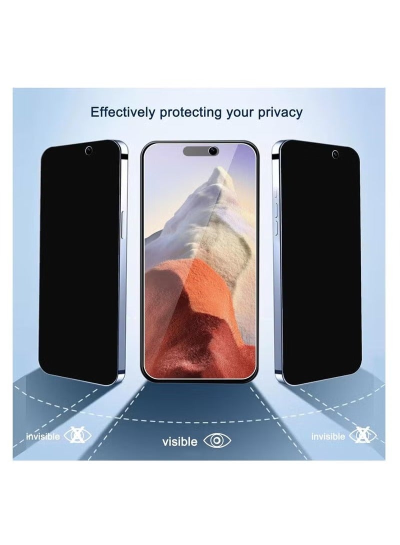 TIGER iPhone 14 6.1 Inch Privacy Screen Protector – 3-Pack Tempered Glass Anti-Spy, Full-Coverage, Scratch-Resistant, Bubble-Free, HD Clarity (Privacy, iPhone 14) - Image 4