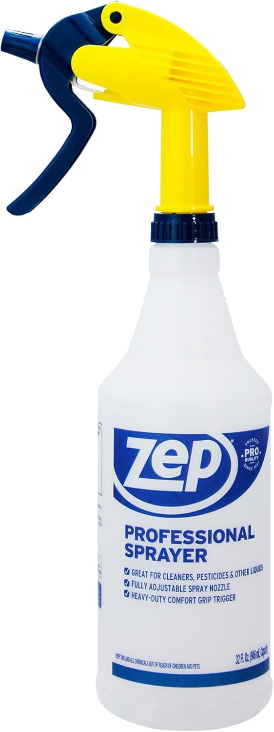 ZEP Professional Sprayer Bottle  32 oz Pack of 3  HDPRO1  Versatile Adjustable Nozzle Spray Bottles with a Fine Mist or Powerful Spray Refillable for Diluted Concentrate - Image 2