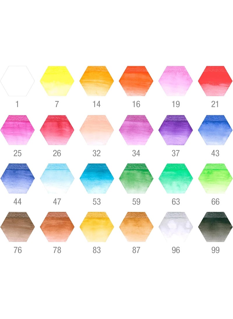 Faber-Castell Aquarell Coloured Pencils, 24 Colours, Cardboard Box - Image 2