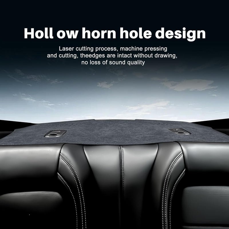 KUNGKIC Rear Dash Cover for Ford Mustang 2024 2025 - Custom Interior Dashboard Pad Carpet Mat - Image 4