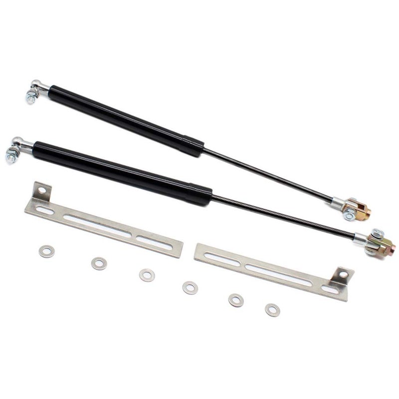 TSUBASA Lift Supports for Scion FRS 20122016 for Toyota 86 for Subaru BRZ 20122018 Front Bonnet Hood Modify Carbon Fiber Gas Charged Shock Dampers Spring Struts Bar 2 PCS Normal Black