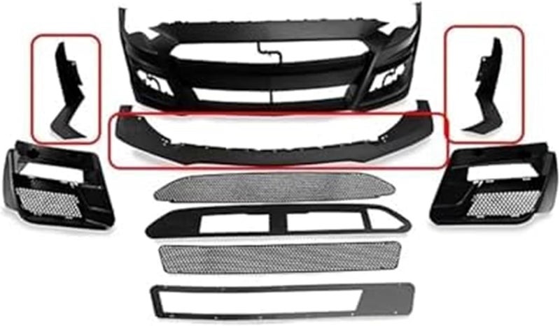 Wivplex GT500 Style Front Bumper Lip Splitter - Image 3