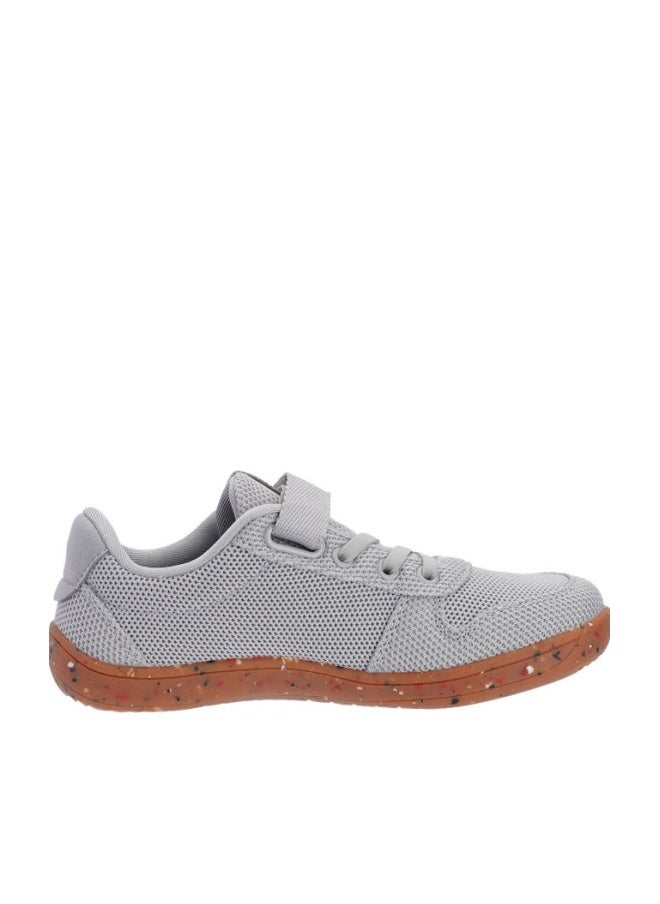 WHITIN Little Big Kids Wide Width Barefoot Shoes Minimalist Zero Drop Sneaker Boy Girl Size 12 Lightweight Walking Running Tennis Training Hiking Gift Light Grey 31 - Image 1