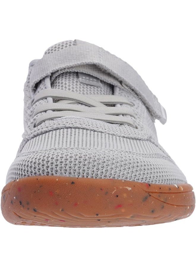 WHITIN Little Big Kids Wide Width Barefoot Shoes Minimalist Zero Drop Sneaker Boy Girl Size 12 Lightweight Walking Running Tennis Training Hiking Gift Light Grey 31 - Image 3