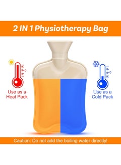 BTFMEI Hot Water Bag with Strong Fluffy Cover, BPA Free Hot Water Bottle For Shoulder Neck and Muscle Pain Hand And Feet Warmer Menstrual Cramps Hot Compress And Cold Therapy – Random Design and Color  - Image 2