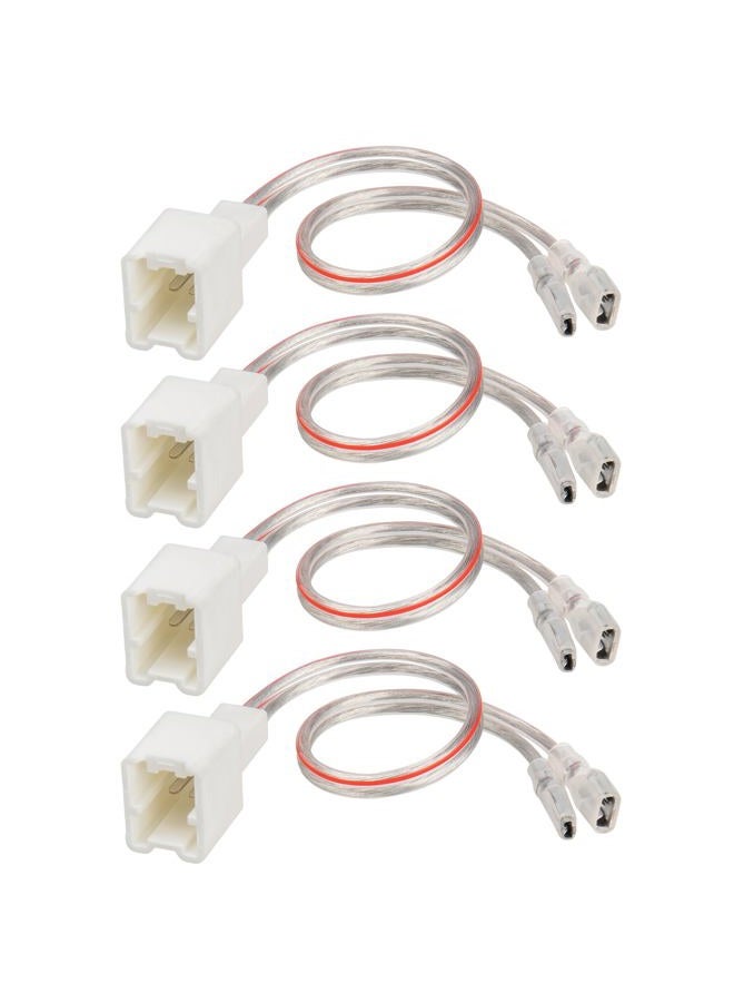 RED WOLF Car Door Speaker Wiring Harness Adapter Connector Plug Compatible with Nissan Sentra Altima Rogue 2004-2019, Infiniti 2006-2018 Model 4PCS - Image 1