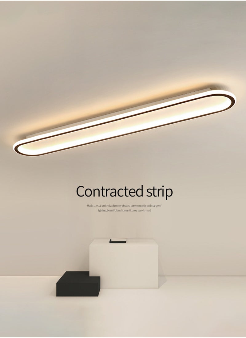 LOOPITYS - (BLACK-60CM) simple modern LED ceiling light  aisle light  bedroom living room corridor light creative balcony light - Image 1
