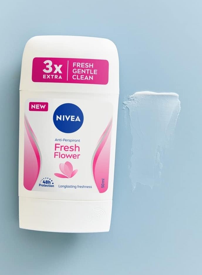 نيفيا مزيل عرق برائحة الزهور المنعشة يدوم 48 ساعة للنساء، 50 مل - Image 2