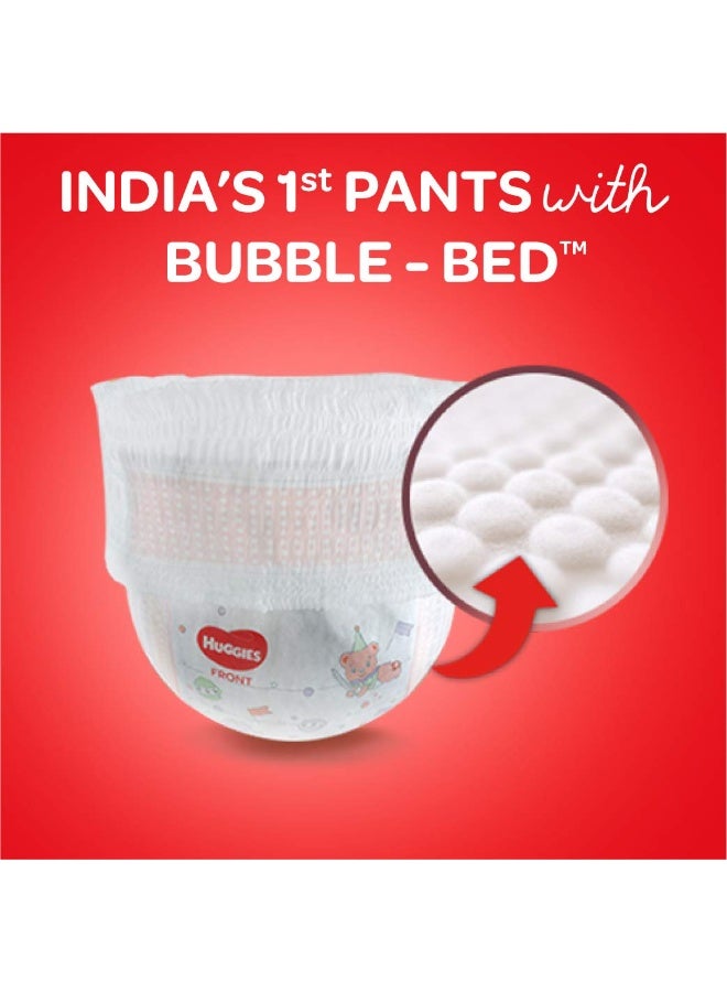 Huggies Wonder Pants Small (S) Size Baby Diaper Pants Combo Pack of 2, 60 count, with Bubble Bed Technology for comfort - Image 2