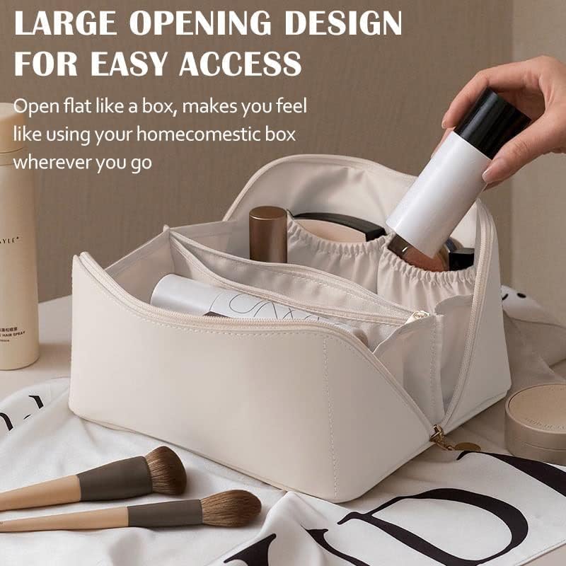 JAPP Leather Toiletry Bag (White) - Image 1
