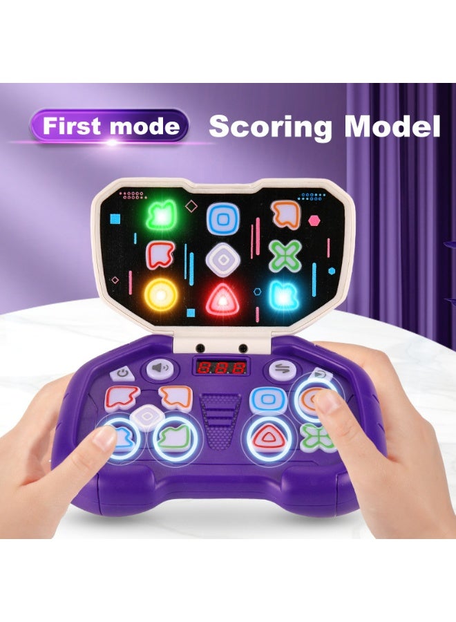 Fast-Push Puzzle Games | Electronic Bounce Fidget Toys | Educational Early Learning for Ages 3-12 | Boys & Girls | Navy Blue | Birthday & Party Gifts - Image 2