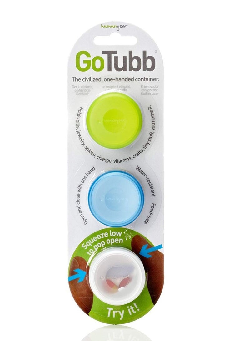 HumanGear GoTubb 3 pack CGB 14cc Travel tube - Image 1