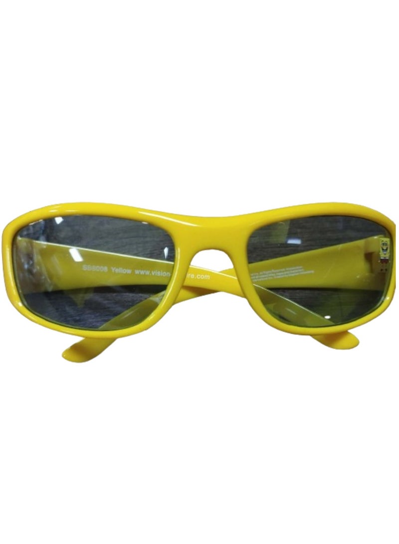 Kids Polarized Sunglasses UV Protection Yellow - Image 1