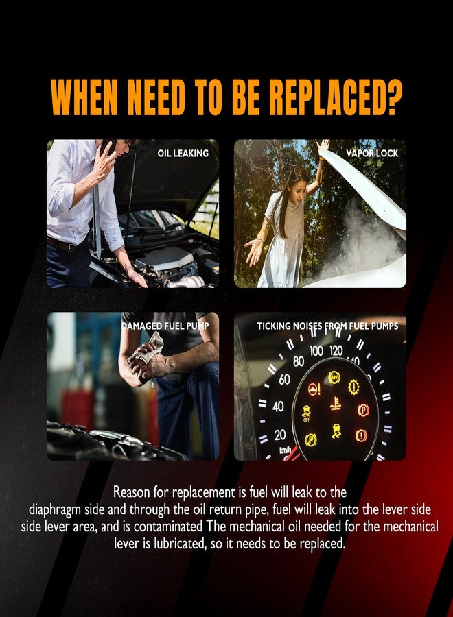 OXCANO M70319 Mechanical Fuel Pump Fuel Systems Automotive Replacement Compatible with Suzuki Samurai 1989-1986 - Image 5