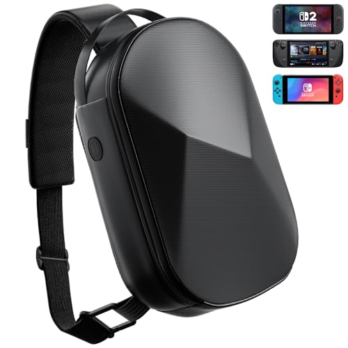 annapro Carrying Case for Switch 2 (2025)/Switch/ROG Xbox Ally X/Steam Deck OLED/Playstation Portal, Protective Hard Shell Travel Case for AC Adapter, Docking Station, Console and Game Accessories - Image 1