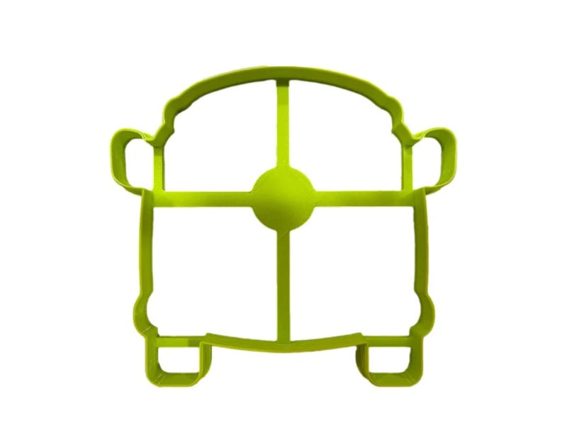 VanBus front view Outline Cookie cutter 4 inches