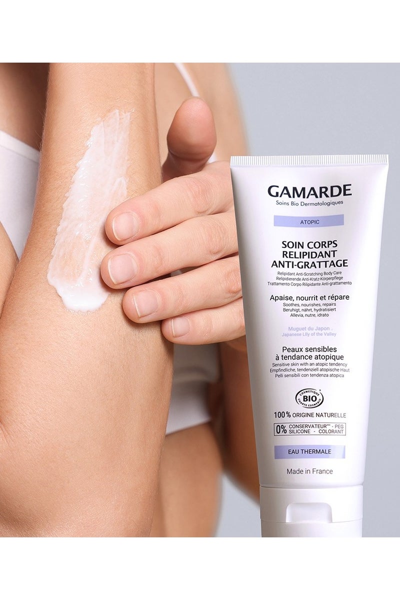 gamarde Anti-Itching Lipid-Replenishing Body Care 200ml – Certified Organic High-Tolerance Moisturizer for Sensitive & Atopic-Prone Skin – Soothes Itching, Reduces Irritation, Restores Skin Barrier & Provides Long-Lasting Comfort – Vegan - Image 2