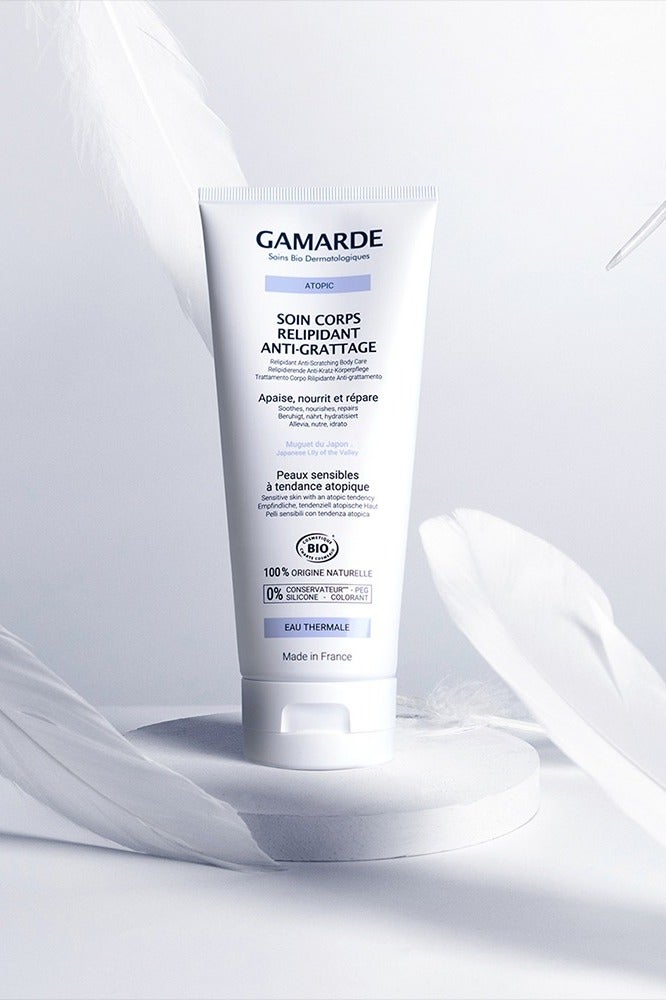 gamarde Anti-Itching Lipid-Replenishing Body Care 200ml – Certified Organic High-Tolerance Moisturizer for Sensitive & Atopic-Prone Skin – Soothes Itching, Reduces Irritation, Restores Skin Barrier & Provides Long-Lasting Comfort – Vegan - Image 4