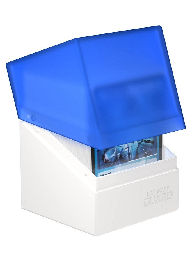 Ultimate Guard Boulder Synergy 100+ Deck Case For 100 Double Sleeved Tcg Cards White Blue Secure & Durable Storage For Trading Card Games - Image 2