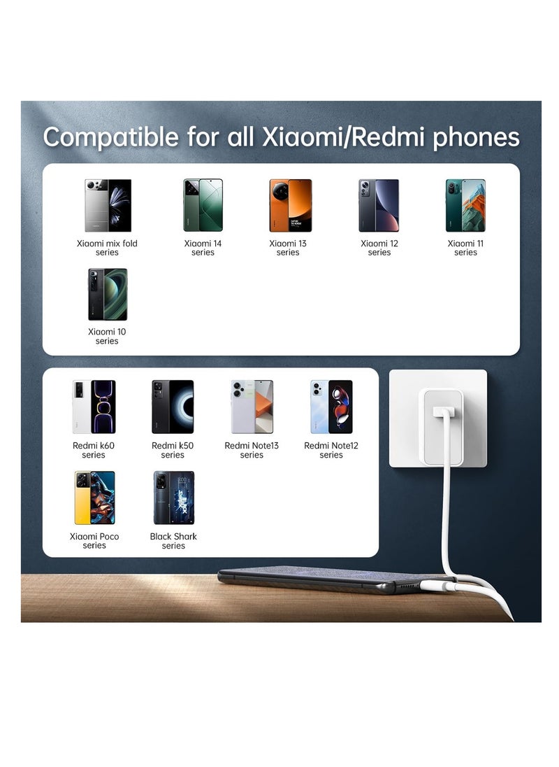 Generic - 120W Hypercharge Turbo Fast Wall Charger – Universal Smart Phone Charger for Xiaomi 14/13/12/14T/13T/12T/12s Pro Lite, & Android Devices – Ultra-Fast Charging Adapter for Maximum Speed & Efficiency - Image 1