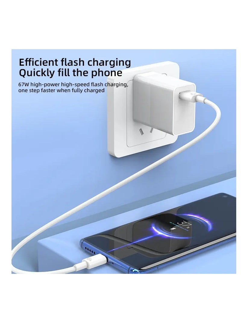 Generic - 120W Hypercharge Turbo Fast Wall Charger – Universal Smart Phone Charger for Xiaomi 14/13/12/14T/13T/12T/12s Pro Lite, & Android Devices – Ultra-Fast Charging Adapter for Maximum Speed & Efficiency - Image 1