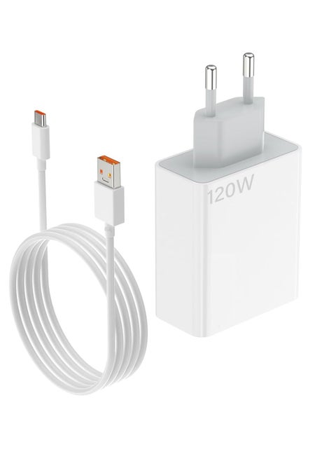 120W Hypercharge Turbo Fast Wall Charger – Universal Smart Phone Charger for Xiaomi 14/13/12/14T/13T/12T/12s Pro Lite, & Android Devices – Ultra-Fast Charging Adapter for Maximum Speed & Efficiency