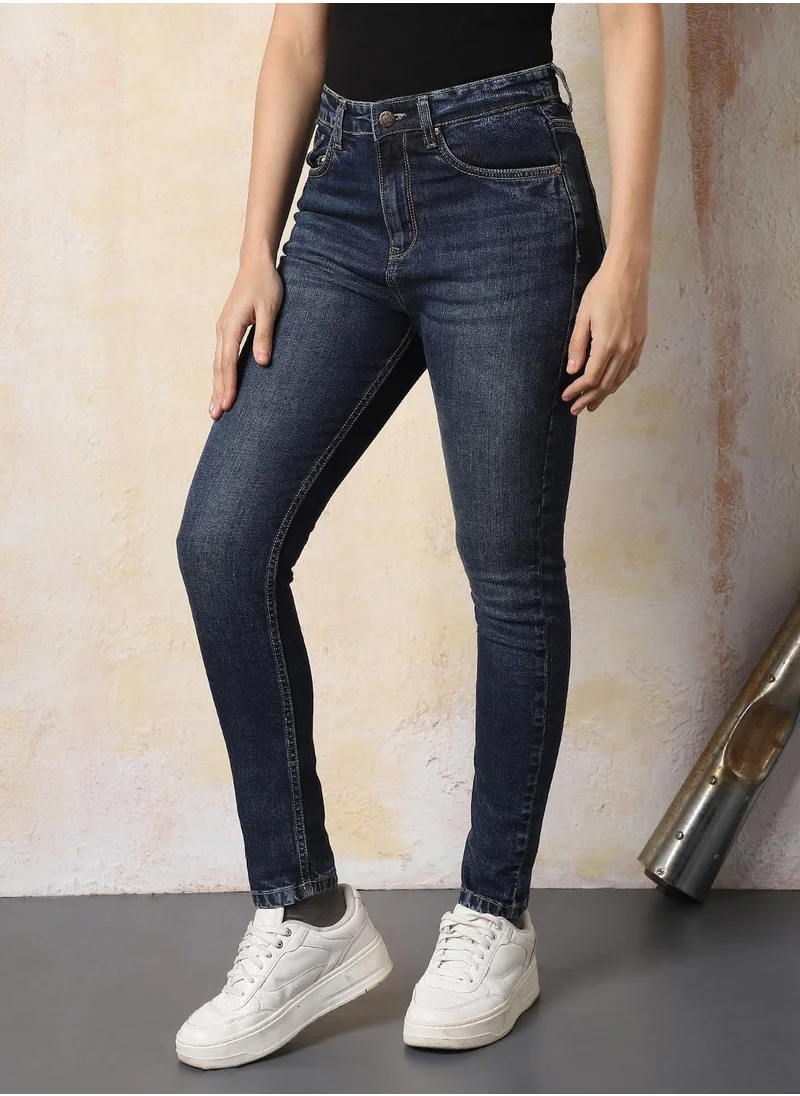 هاي ستار Stay effortlessly stylish with this comfortable Blue Skinny Fit Jeans Washed design crafted from 80% Cotton, 18% Polyester,2% Spandex with Button closure.