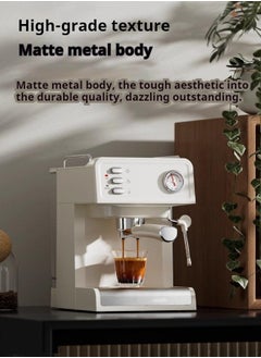 M MIAOYAN Italian home extraction coffee machine office steam milk frothing semi-automatic all-in-one coffee machine  - Image 2