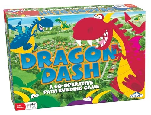 Outset Media Dragon Dash - No Reading Required, Co-Operative Path Building Kids Board Game, Builds Children's Social & Developmental Skills, Outset Media, for Ages 5+, 2-6 Players - Image 2