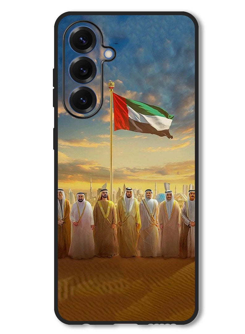 Theodor Case Compatible with Samsung Galaxy A26 Protection Shockproof Bumper Cover Uae Flag Uae Rulers - Image 1