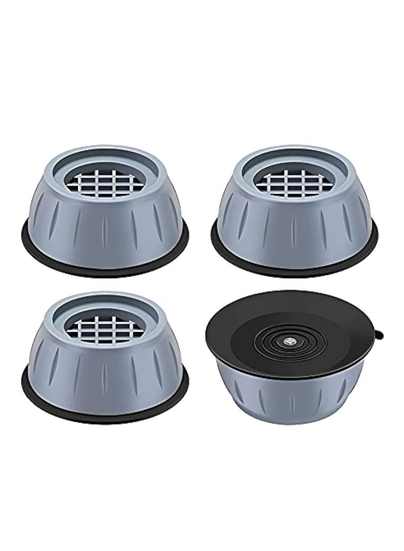 Loquat 4Pcs Washing Machine Foot Anti Vibration Pads，Shock and Noise Cancelling Washing Machine Support, Universal Size - Image 1