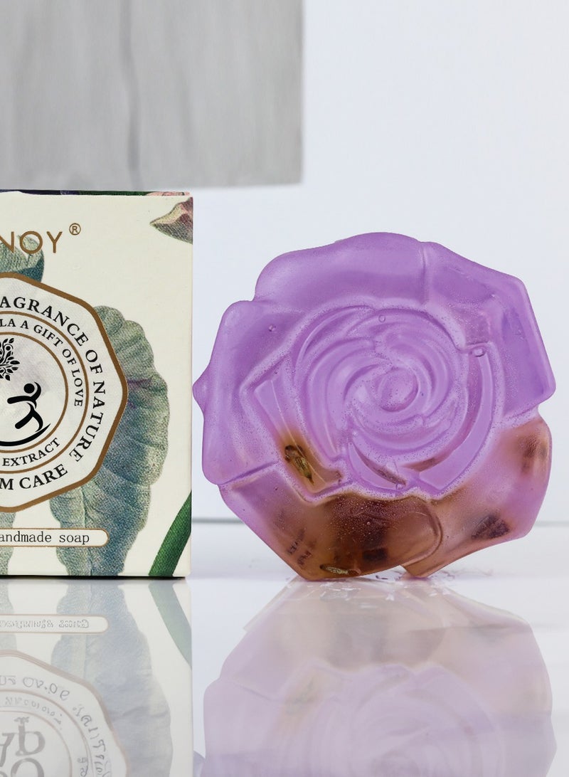 natural100 Glycerin and Rose Water Soap - Image 5