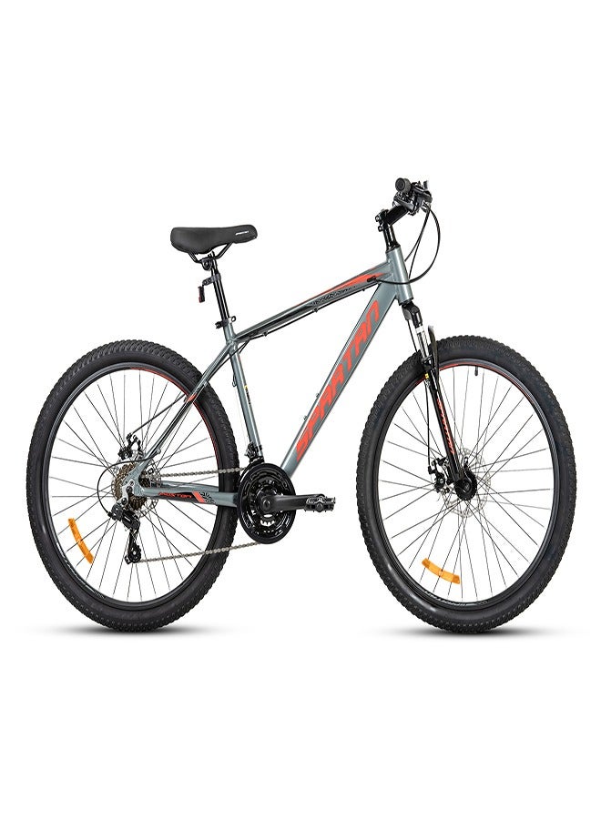 Spartan Master Hardtail Mountain Bike| 26 Inch Wheel Size| 21 Speed Shimano Gears | Shadow Grey Color  - Image 1