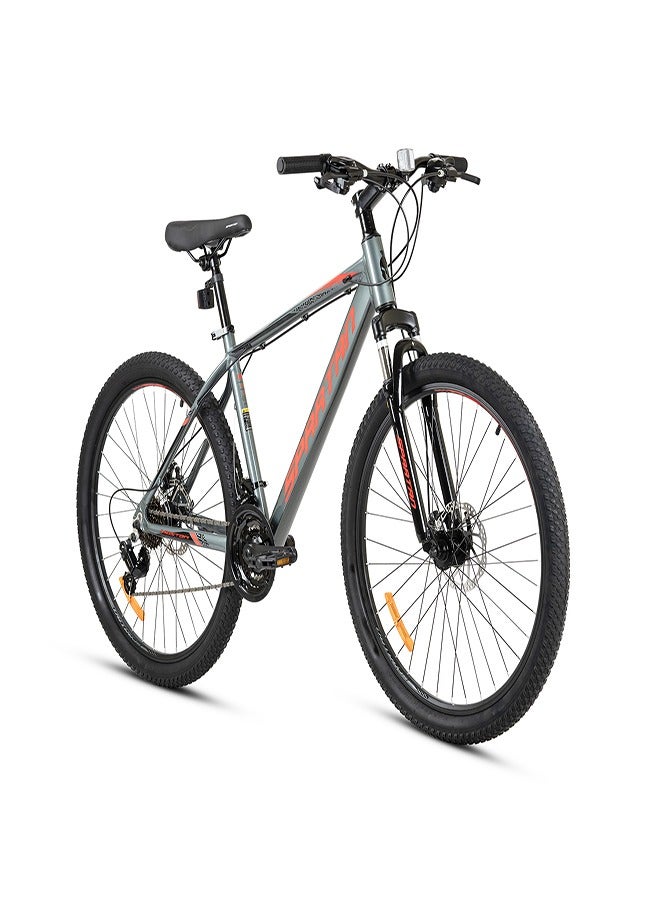 Spartan Master Hardtail Mountain Bike| 26 Inch Wheel Size| 21 Speed Shimano Gears | Shadow Grey Color  - Image 2