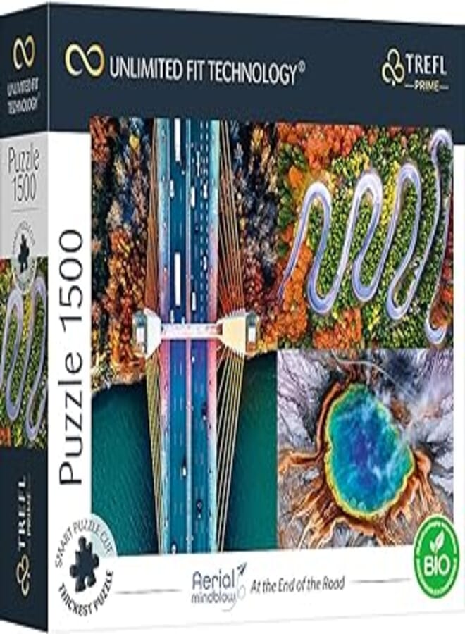 Trefl Prime 1500 Piece Puzzle Aerial Mindblow: At The End Of The Road