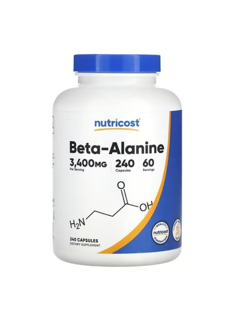 بيتا ألانين، 240 كبسولة (850 ملغ لكل كبسولة)