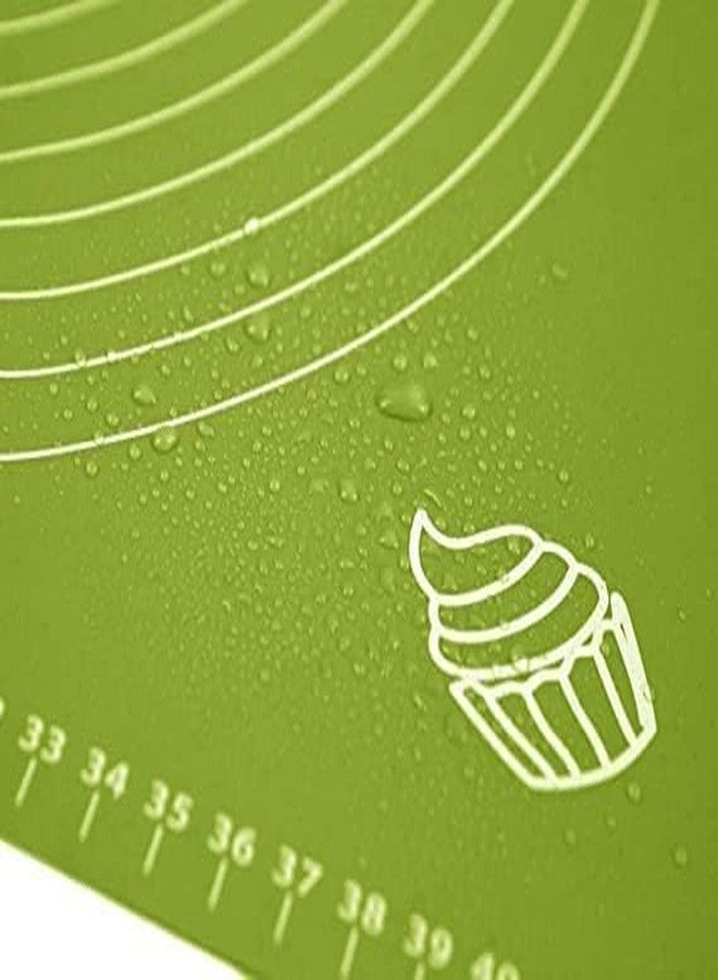 ZENVANEX Silicon Fondant Rolling Mat or Silicone Baking Sheet Large with Measurements Stretchable for Kitchen Roti Chapati Cake Pad Cooking Dough Atta Kneading Big Size (Color May Vary) - Image 3