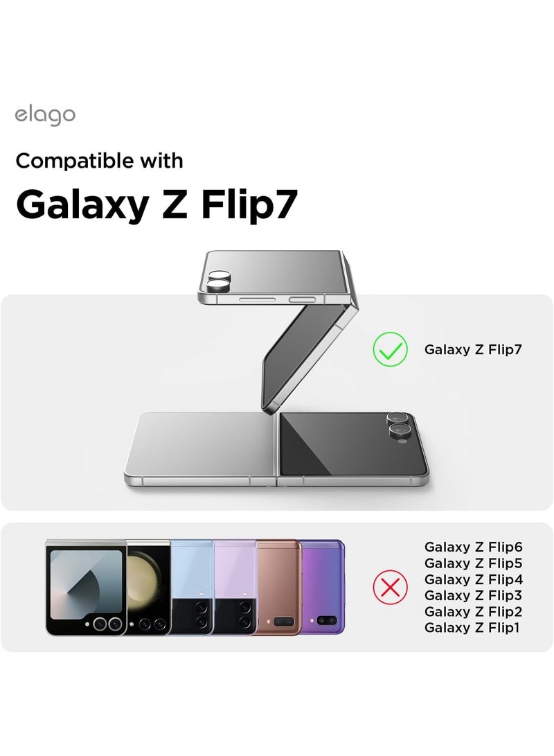 Elago Magnetic Clear for Samsung Galaxy Z Flip 7 Case Cover with MagSafe - Transparent - Image 2