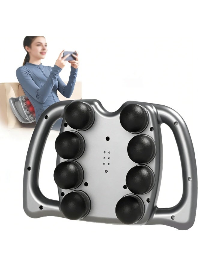 Deep Tissue Massager, Body Muscle Relaxer, 8 Heads, 99 Levels, 6 Modes Depth Whole Body muscle Relief - Image 3