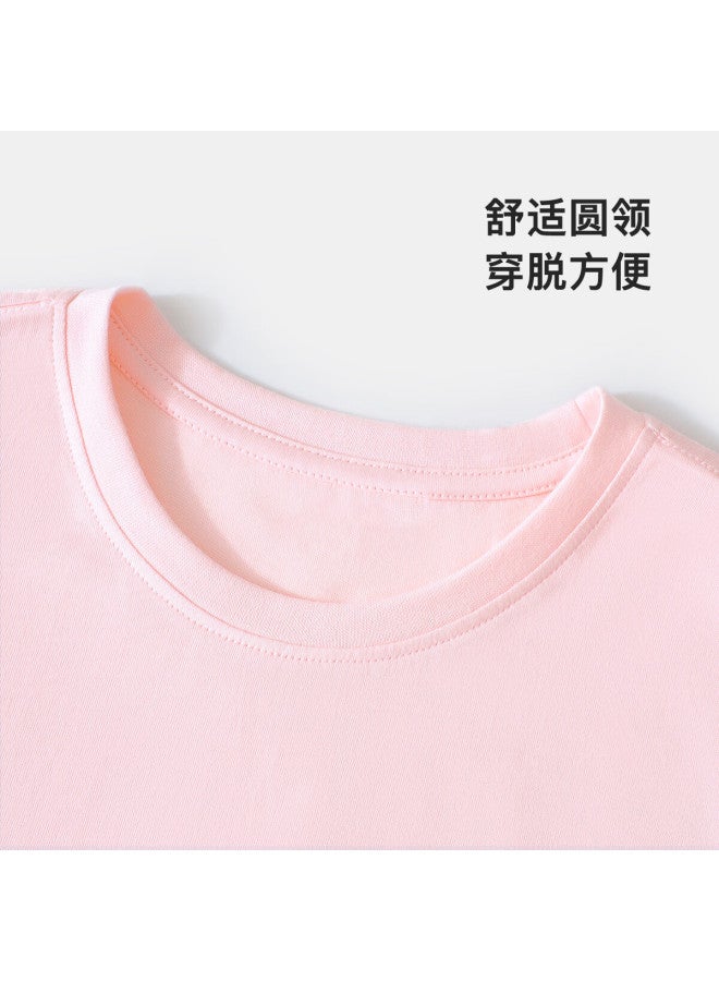 Deesha [ice Silk Mesh Cooling Comfort] Children's T-shirt For Boys And Girls, Spring Undershirt, Short Sleeve For Older Kids