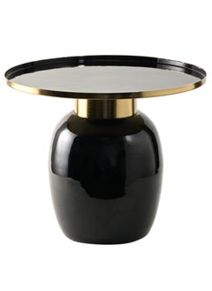 Homez Homez Side Table Metal Black, 50*50*41Cm  - Image 1