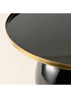 Homez Homez Side Table Metal Black, 50*50*41Cm  - Image 2