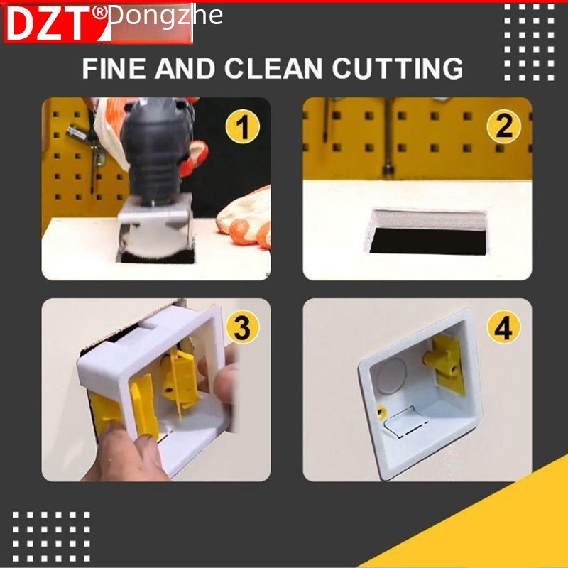 Square Hole Opener Square Slot Cutter Woodworking Square Hole Opening Tool Square Slotting Hole Opening(3067) - Image 4