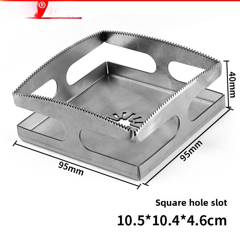 Square Hole Opener Square Slot Cutter Woodworking Square Hole Opening Tool Square Slotting Hole Opening(3067) - Image 1